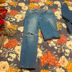 Route 66 jeans have been worn a couple times with distraction at the knees